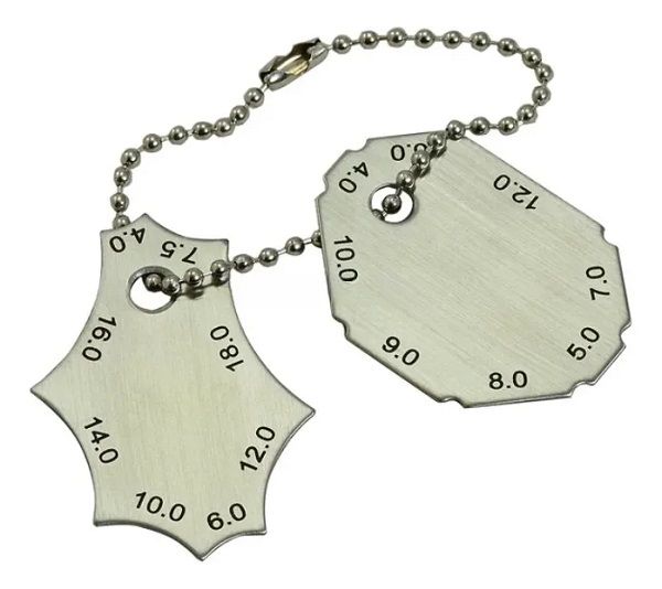 Medidor De Solda Medir Espessura Calibrador Cordão De Solda